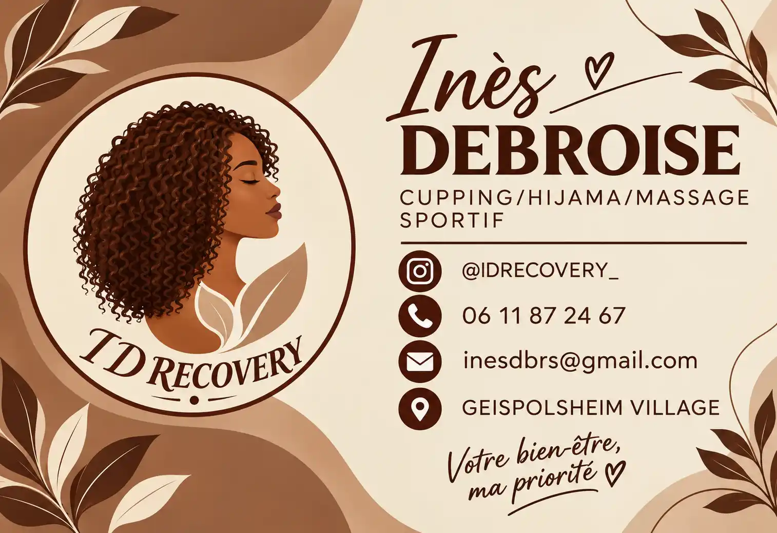 Séance de cupping therapy par Inès Debroise